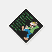 "Een goede vriend" - Grappig Cocktail servet (Hoek)