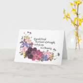 Een goede Vriend is een Zegen Kaart (Gele Bloem)