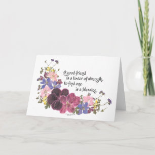 Een goede Vriend is een Zegen Kaart