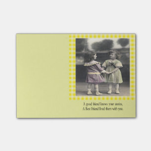 Een goede vriend kent je verhalen post-it® notes