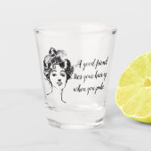 Een goede vriend shot glas (Voorkant)