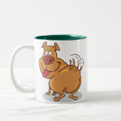 Een goede Wag fixeert al Mok (Links)