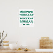 Een Goede Wat Als Poster (Keuken)