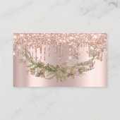 Een goede wens voor Rozen voor weddenschappen Visitekaartje (Achterkant)