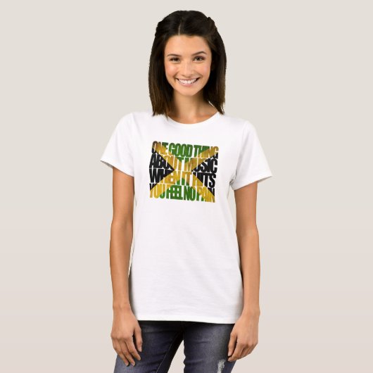 Een goede zaak voor Music Trenchtown Rock Jamaica T-shirt (Voorkant volledig)