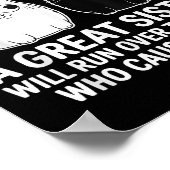 Een goede zus veegt je tranen af Grappige katten Q Poster (Hoek)