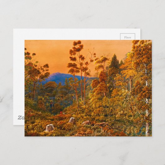 Een Golden Eve, Waiheke Island van Alfred Sharpe 1 Briefkaart (Voorkant / Achterkant)