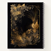 Een  Golden Floral Prayer Journal Notitieboek (Achterkant)