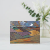 EEN GOLDEN LANDSCAPE BRIEFKAART (Staand voorkant)