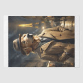 Een Golden Retriever als detective in Parijs Tissuepapier (Voorkant)