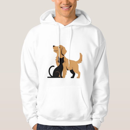 een golden retriever hond, T-shirt (Voorkant)