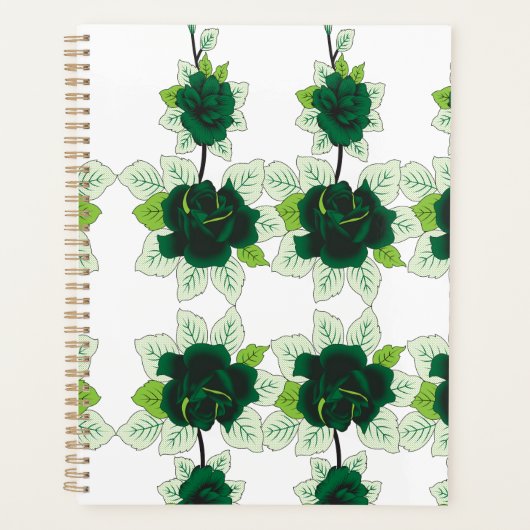 Een golden retriever puppy zit op een grasveld, w planner (Voorkant)