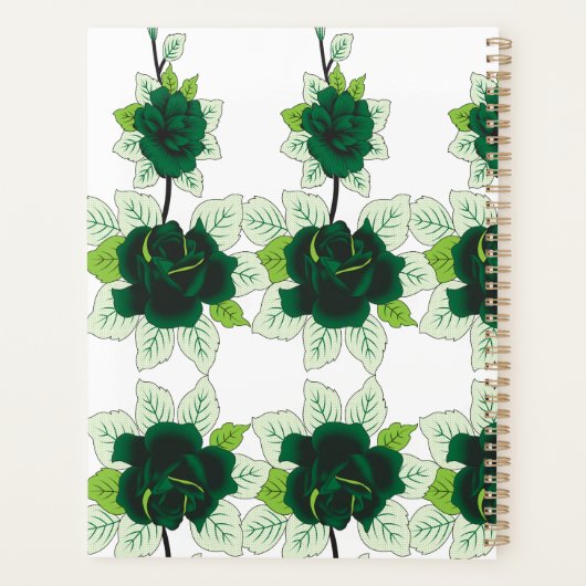 Een golden retriever puppy zit op een grasveld, w planner (Achterkant)