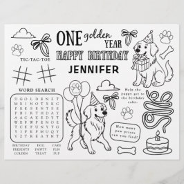 Een Golden Year Golden Retriever Activiteit Placem