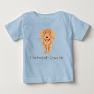 Een Goldendoodle houdt van me baby shirt