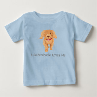 Een Goldendoodle houdt van me baby shirt