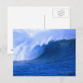 een golf die crasht briefkaart (Voorkant / Achterkant)