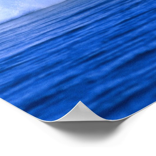 een golf die crasht poster (Hoek)