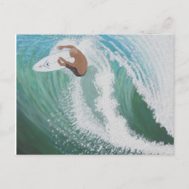 Een golf nemen briefkaart