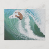 Een golf nemen briefkaart (Voorkant)