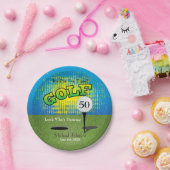 Een Golf 🏌️ ‍ ♂️ Papieren Bordje (Feest)