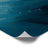 "Eén golf per keer." Poster (Hoek)