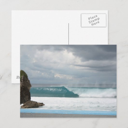 Een golf van Guam Briefkaart (Voorkant / Achterkant)