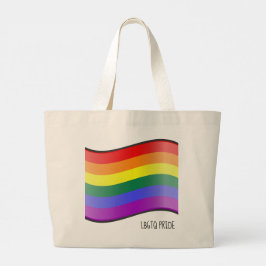 Een golf van trots grote tote bag