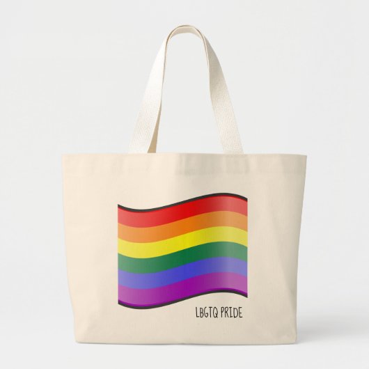 Een golf van trots grote tote bag (Voorkant)
