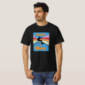 Een golf vangen t-shirt (Voorkant volledig)