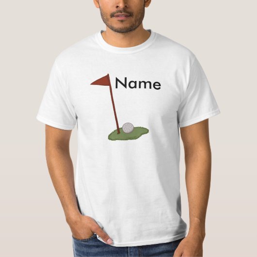 Een Golf Vlag T-shirt (Voorkant)