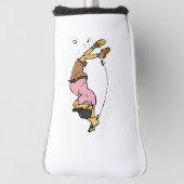 Een Golfer mist de bal Golfheadcover (Draai 90)