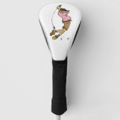 Een Golfer mist de bal Golfheadcover (Voorkant)