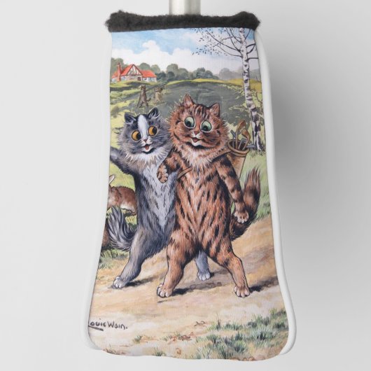 Een Golfwedstrijd, Louis Wain Golfheadcover (Draai 90)