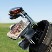 Een Golfwedstrijd, Louis Wain Golfheadcover (Insitu)