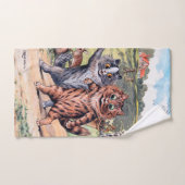 Een Golfwedstrijd, Louis Wain Handdoek (Handdoek)