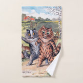 Een Golfwedstrijd, Louis Wain Handdoek (Handdoek)
