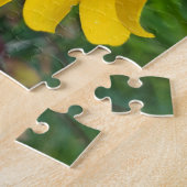 Een golvende bloem legpuzzel (Zijkant)
