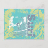 Een golvende overhemden en cadeautjes vangen briefkaart (Voorkant)