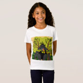 Een gorilla met een vlinder t-shirt (Voorkant volledig)