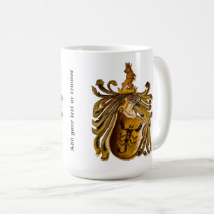 Een Gothic heraldry astrology Scorpio zodiac sign, Koffiemok