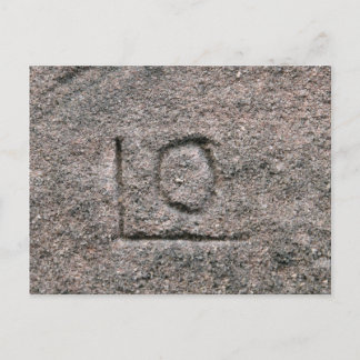Een Gothic Mason's Mark uit Midden-Europa Briefkaart