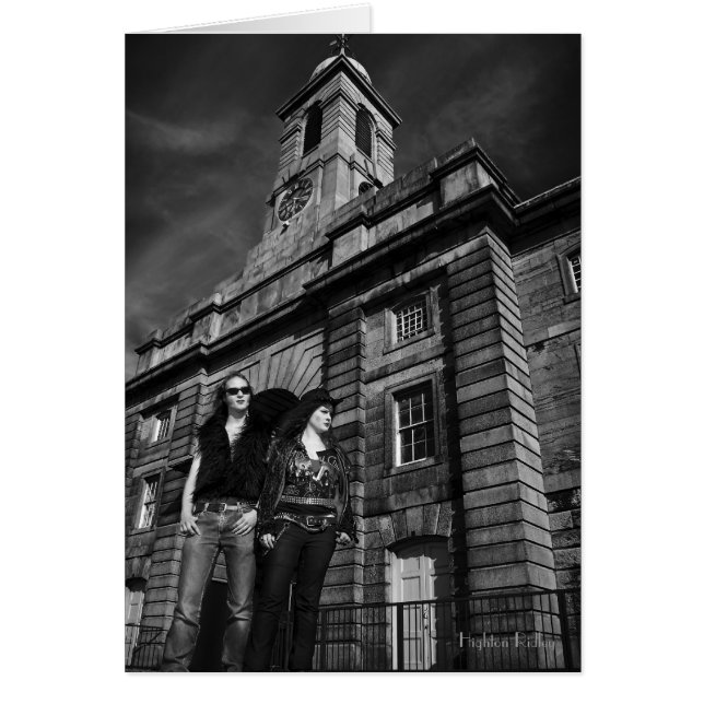 Een gothische Melodrama blanco notelet / kaart (Voorkant)