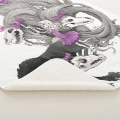 Een gotisch meisje en haar donkere huiden: GLAM Sherpa Deken (3/4)