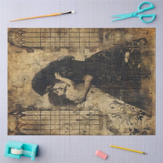 Een Gotische Moeder Serie Design #1 Tissuepapier (Craft)