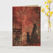 Een Gotische Moeder Serie Design #3 Kaart (Gele Bloem)
