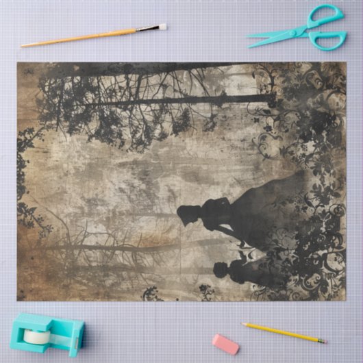 Een Gotische Moeder Serie Design #6 Tissuepapier (Craft)