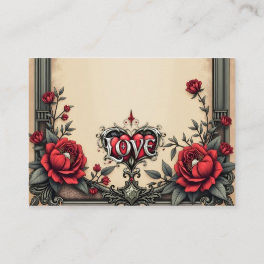 Een gotische romance. Een , gotische stijl Informatiekaartje (Achterkant)