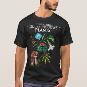 Een gouden geleider Hallucinogene Planten T-shirt
