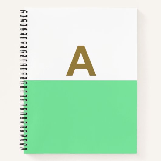 Een gouden initialen notitieboek (Voorkant)